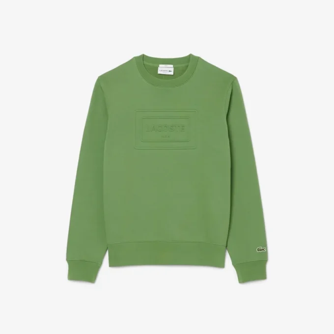 Embossed Fleece Sweatshirt