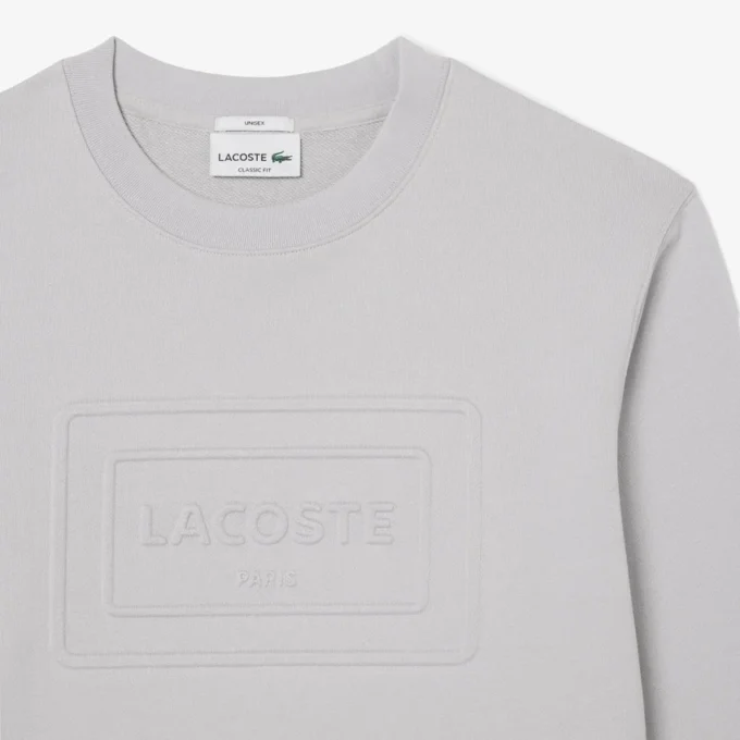 Embossed Fleece Sweatshirt