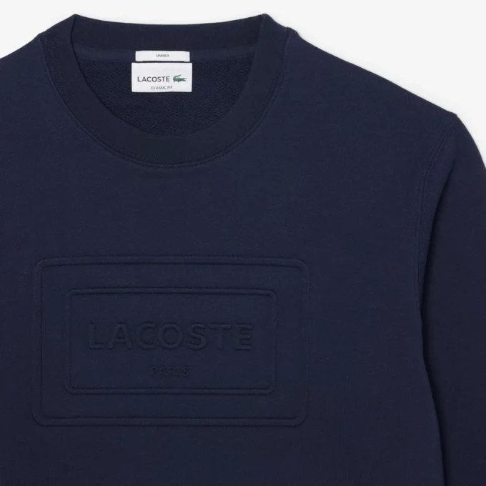 Embossed Fleece Sweatshirt