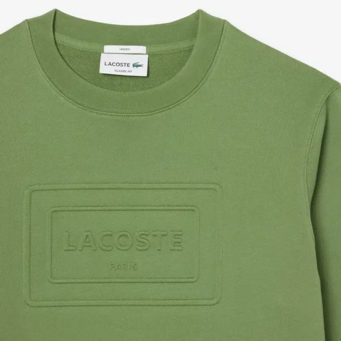 Embossed Fleece Sweatshirt