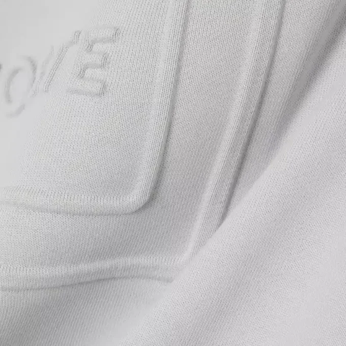 Embossed Fleece Sweatshirt