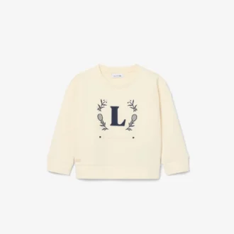 Embroidered Badge Neoprene Sweatshirt