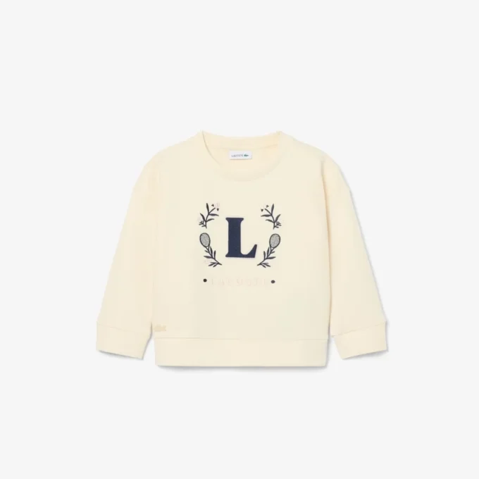 Embroidered Badge Neoprene Sweatshirt