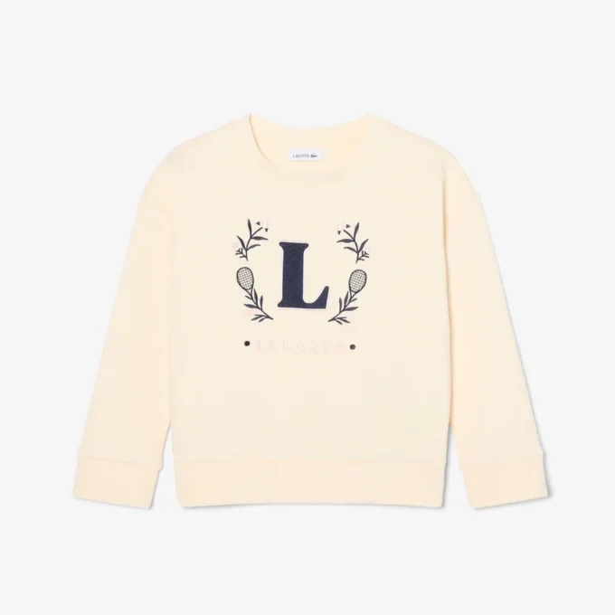 Embroidered Badge Neoprene Sweatshirt