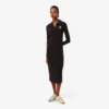 Embroidered Badge Slim Fit Polo Dress