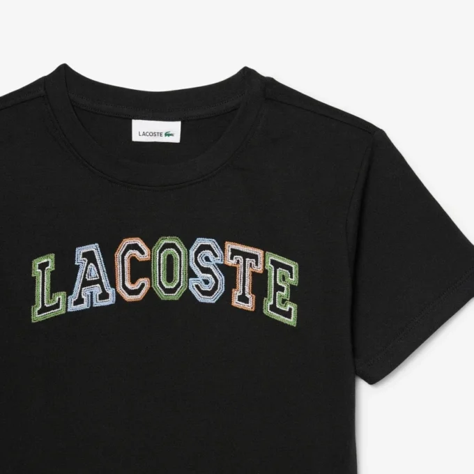 Embroidered Cotton T-Shirt