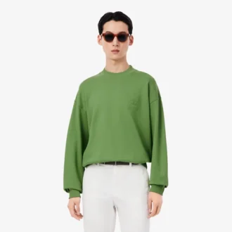 Embroidered Fleece Sweatshirt