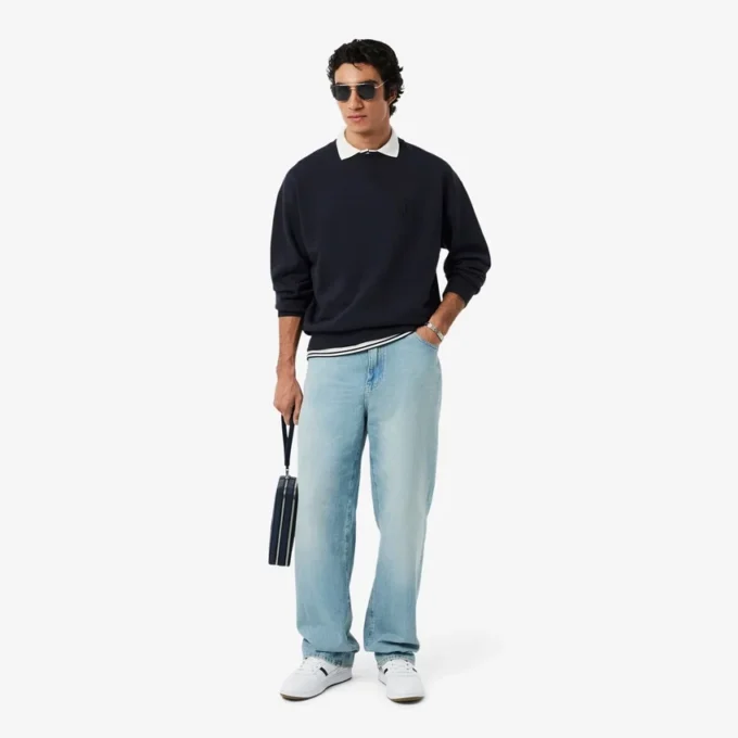 Embroidered Fleece Sweatshirt