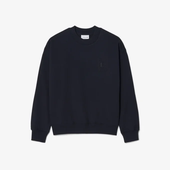 Embroidered Fleece Sweatshirt