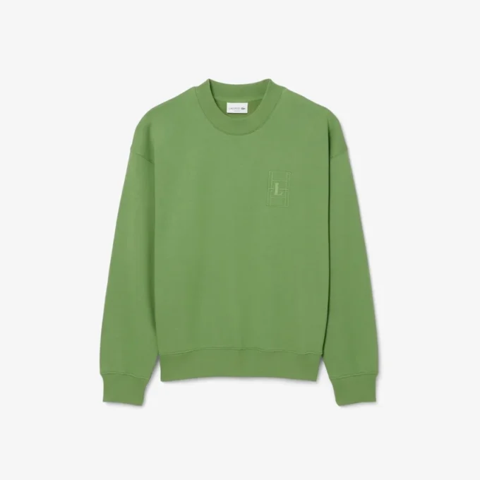 Embroidered Fleece Sweatshirt