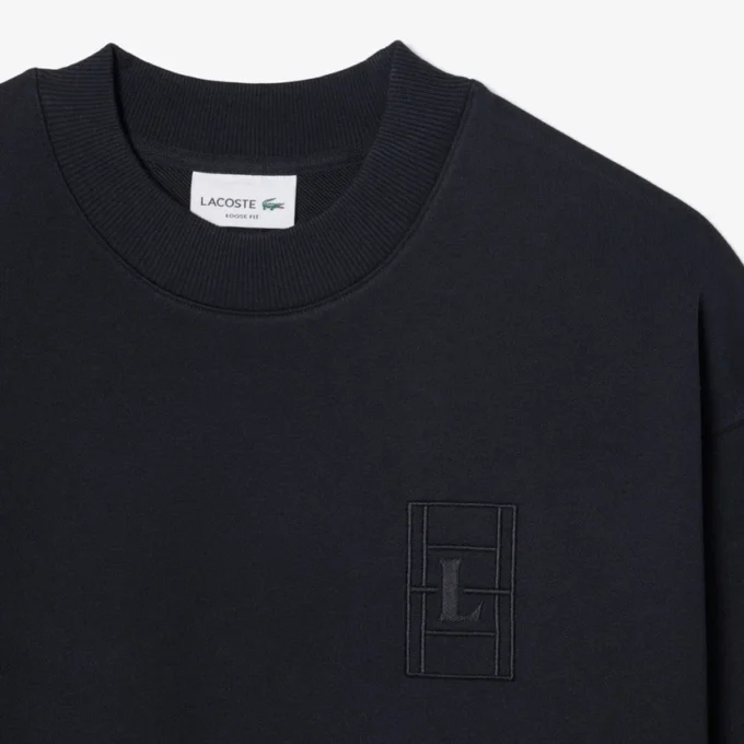 Embroidered Fleece Sweatshirt