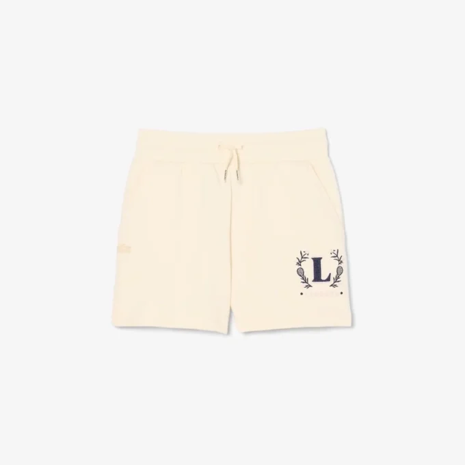 Embroidered Neoprene Shorts