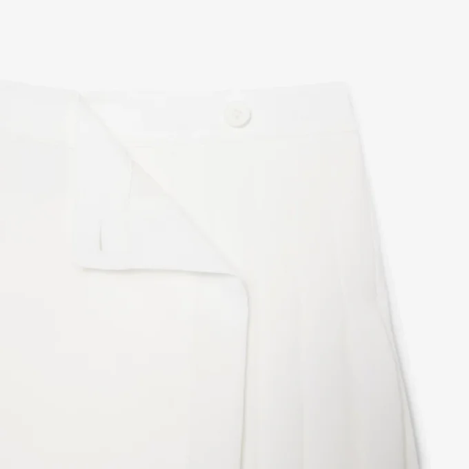 Fluid Crepe Pleated Skirt