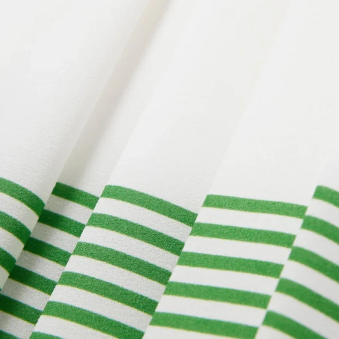 Fluid Crepe Pleated Skirt