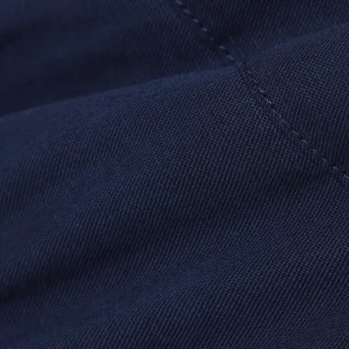 Fluid Linen Blend Shirt Dress
