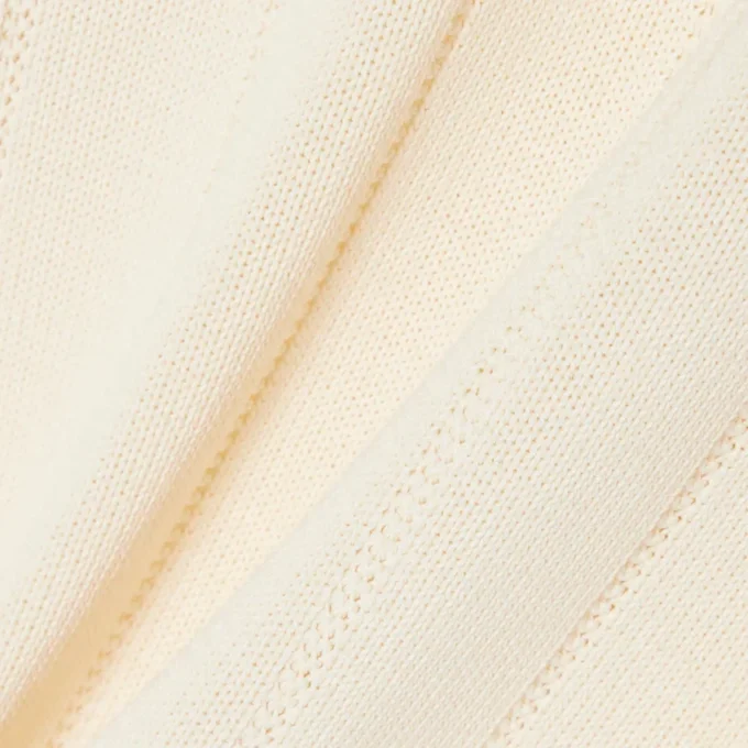 Fluid Ribbed Knit Polo Collar Sweater