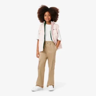 Girls’ Cotton Twill Cargo Pants