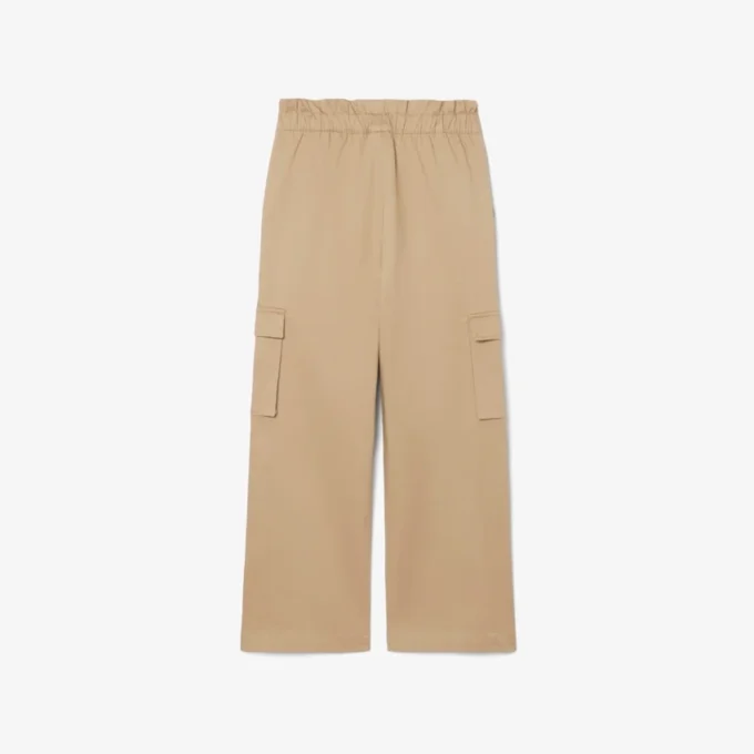 Girls’ Cotton Twill Cargo Pants