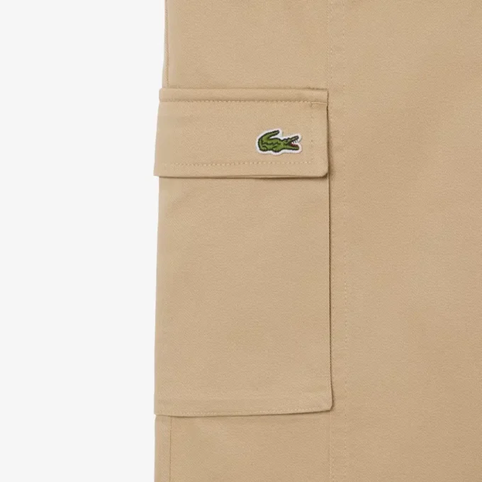Girls’ Cotton Twill Cargo Pants