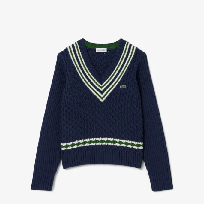 Girls’ Cotton V-Neck Sweater Vest