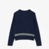 Girls’ Cotton V-Neck Sweater Vest