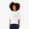 Girls’ Oversized Print Cotton T-Shirt