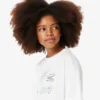 Girls’ Oversized Print Cotton T-Shirt