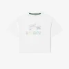 Girls’ Oversized Print Cotton T-Shirt