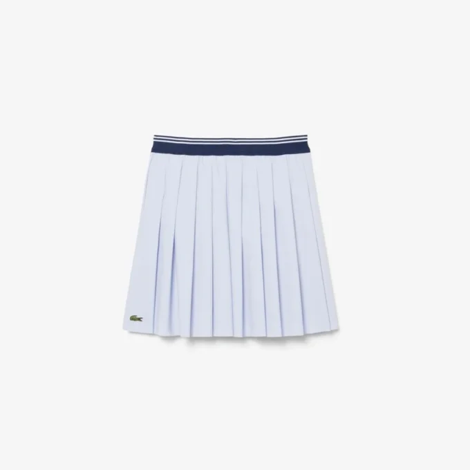 Girls’ Oxford Cotton Pleated Skirt