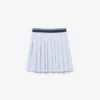Girls’ Oxford Cotton Pleated Skirt