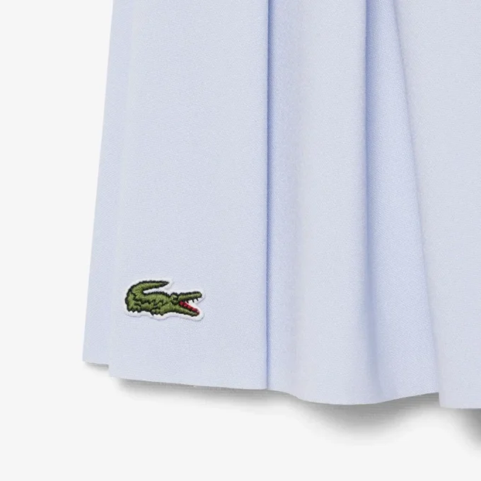 Girls’ Oxford Cotton Pleated Skirt