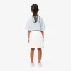 Girls’ Oxford Cotton Pleated Skirt