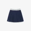 Girls’ Oxford Cotton Pleated Skirt