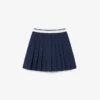 Girls’ Oxford Cotton Pleated Skirt