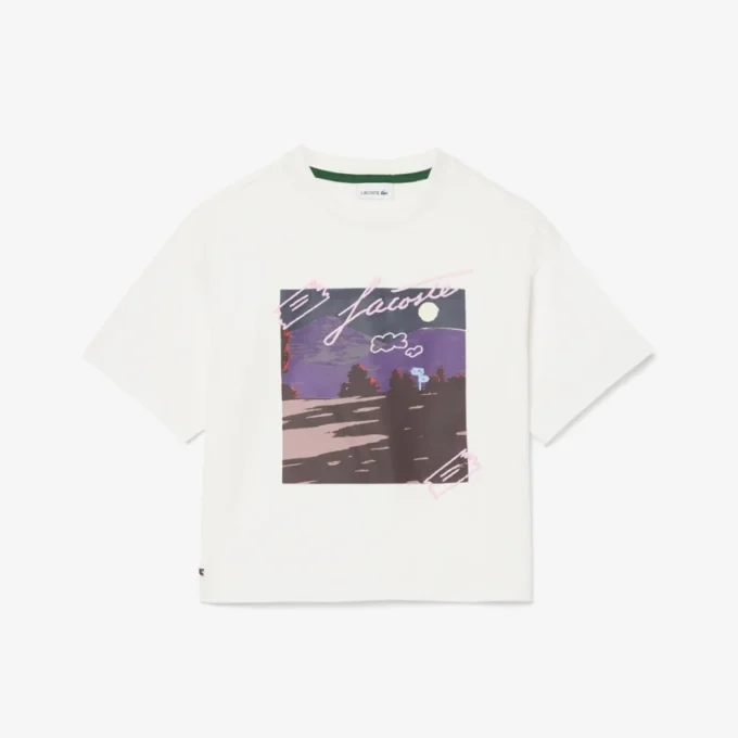 Girls’ Printed Cotton T-Shirt