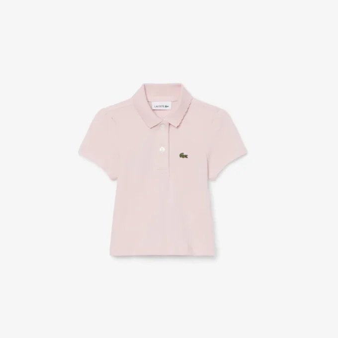 Girls’ Scalloped Collar Piqua Polo