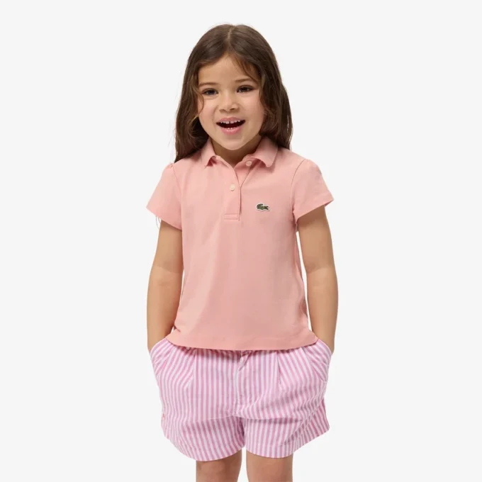 Girls’ Scalloped Collar Piqua Polo