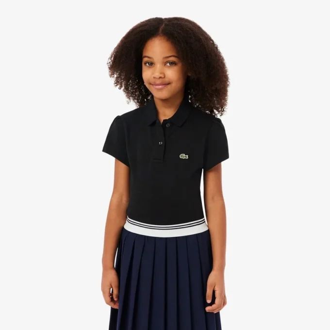 Girls’ Scalloped Collar Piqua Polo