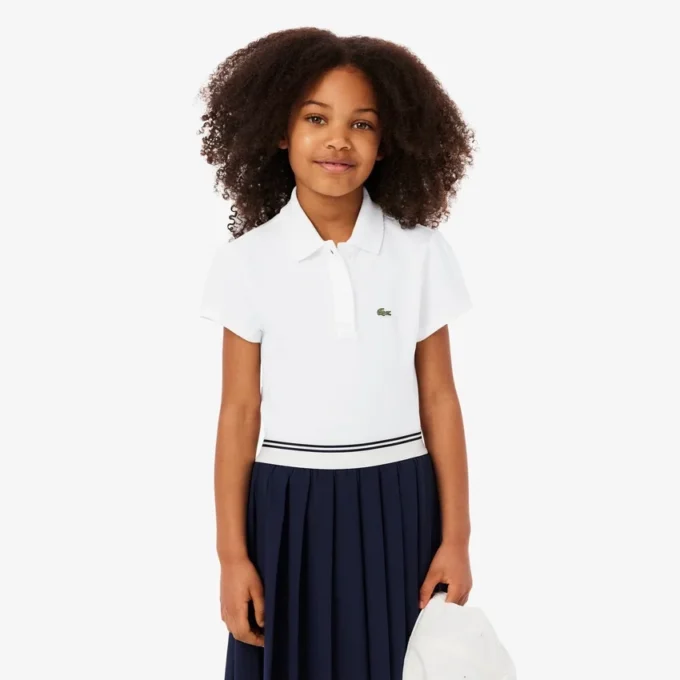 Girls’ Scalloped Collar Piqua Polo