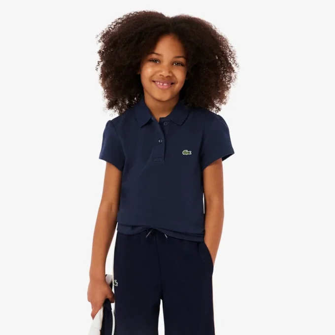 Girls’ Scalloped Collar Piqua Polo
