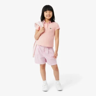 Girls’ Scalloped Collar Piqua Polo