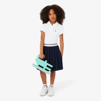 Girls’ Scalloped Collar Piqua Polo
