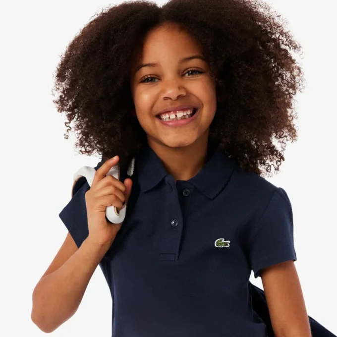 Girls’ Scalloped Collar Piqua Polo