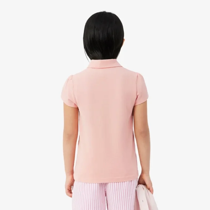Girls’ Scalloped Collar Piqua Polo