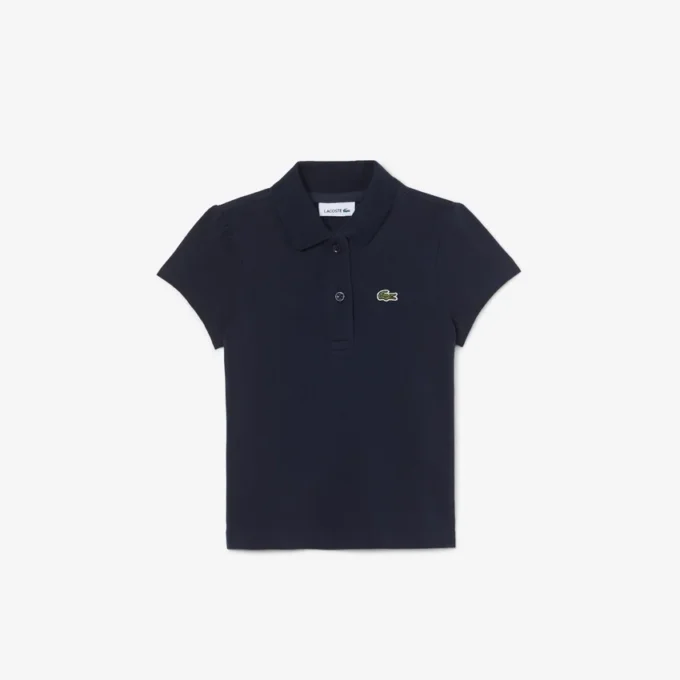 Girls’ Scalloped Collar Piqua Polo
