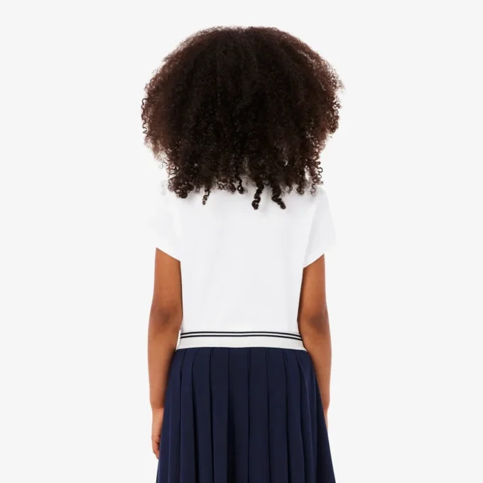 Girls’ Scalloped Collar Piqua Polo