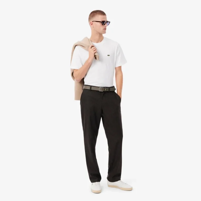 Grained Leather Belt