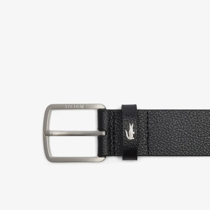 Grained Leather Belt