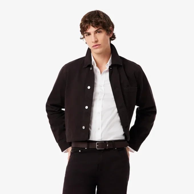 Grained Leather Belt