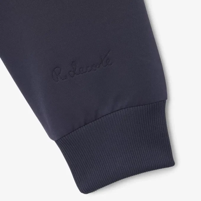 High Neck Embroidered Signature Jacket